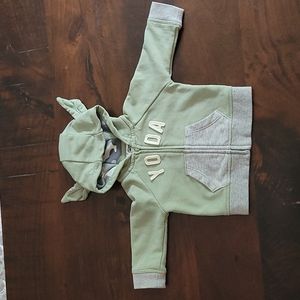 Baby Gap 3-6 month Star Wars Yoda hoodie